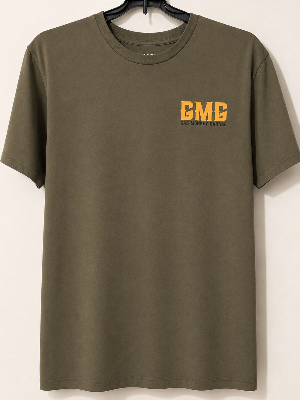 Gas Monkey Garage Men’s Olive Gorilla Back Graphic T-Shirt Medium - Picture 3 of 6